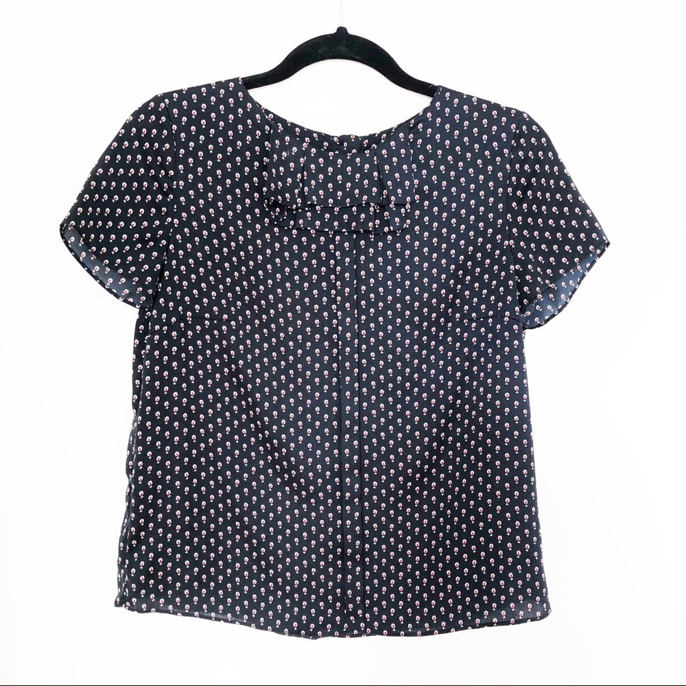Zara patterned blouse sz S